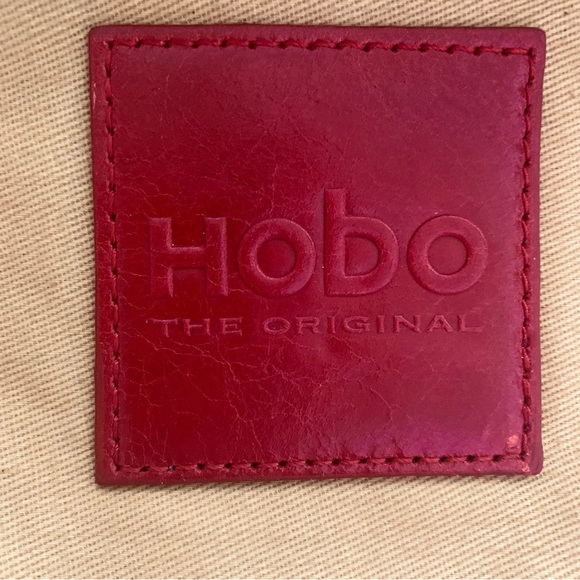 HOBO The Original Small Red Leather Purse/Bag - Picture 7 of 13
